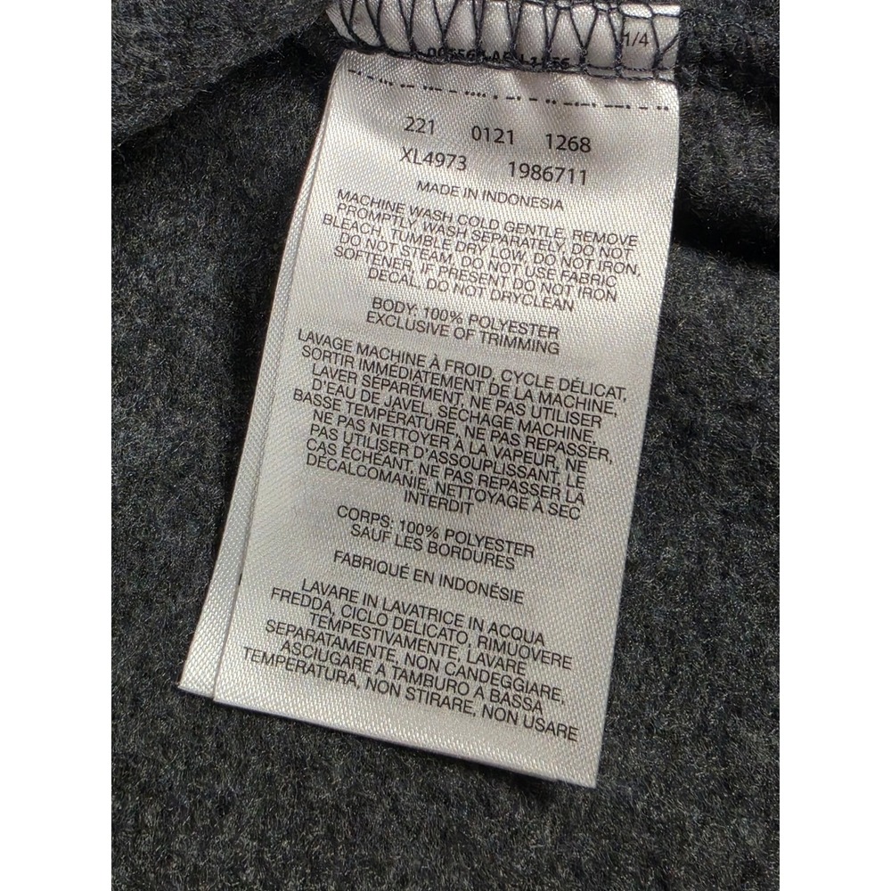 Columbia Benton Springs Fleece Pullover Womens XXL Gray Black Pink XL4973 Snap - Picture 6 of 8